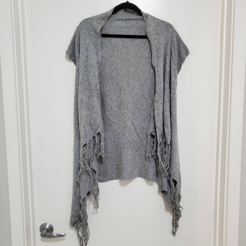 Golbary grey cardigan with tessle